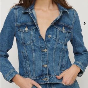 Dynamite medium wash jean jacket